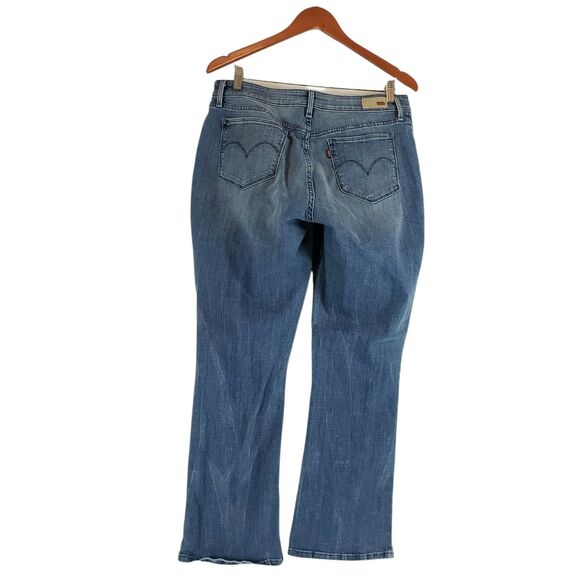 Levi's Women's Size 34 Supreme Curve Modern Rise Bootcut Skinny Blue Medium Wash - Picture 4 of 10